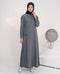 Pebble Grey Smart Look Jilbab